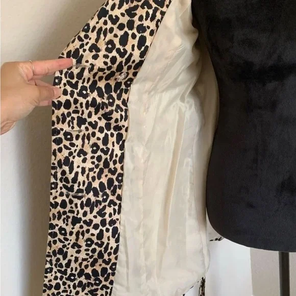 Forever 21 Leopard Trench Coat - Picture 10 of 10